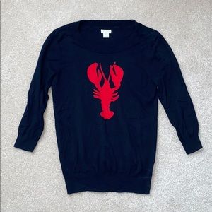 J. Crew Lobster Sweater
